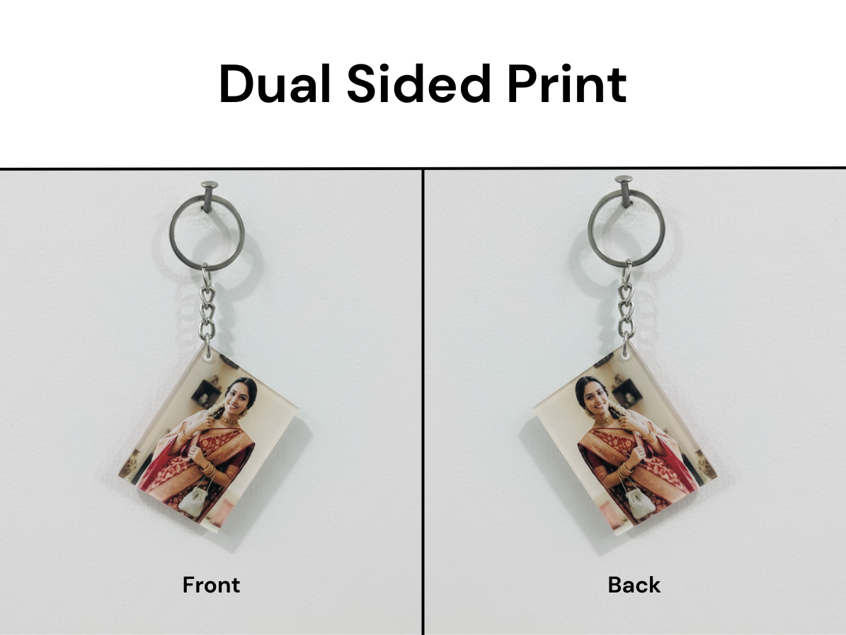 Acrylic Photo Keychain || Set of 3